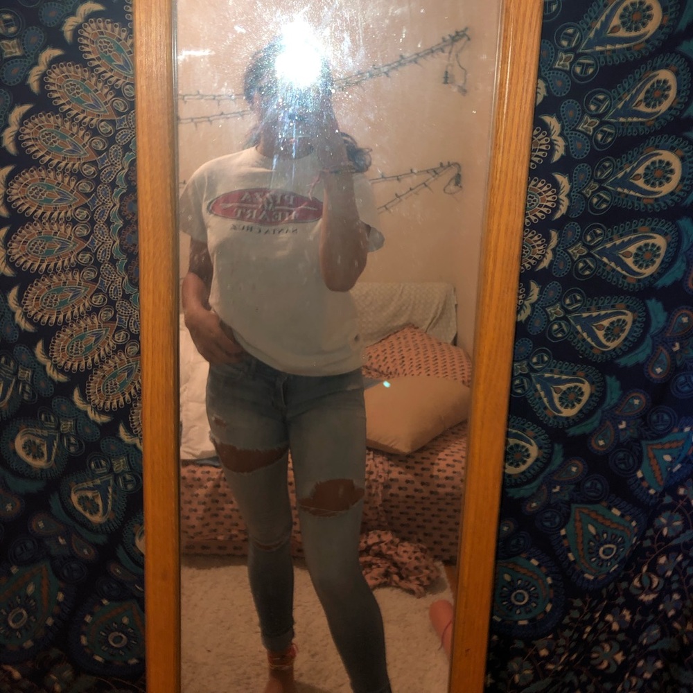 Ripped hollister jeans